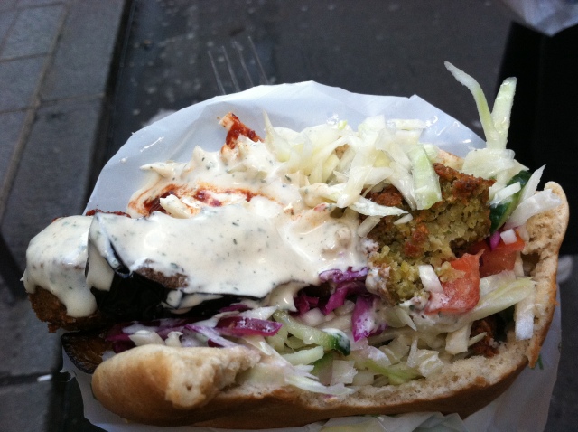 best falafel sandwich of my life. of my life!