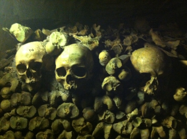 ossuary in the catacombs